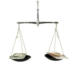 Dollar and rouble are thrown into the scale