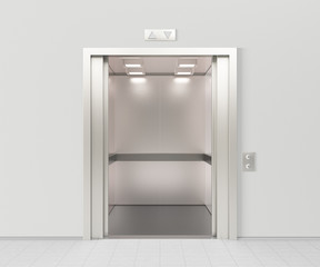 Empty open elevator © dimamoroz