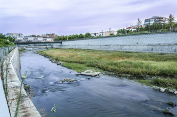 Toledo Bridge over the River Manzanares