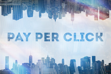 Obraz premium Pay per click concept image