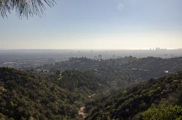 Tuinposter Los Angeles Skyline in Distance  6 © bussmann1