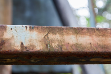 Peeling texture of rust and paint