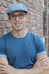 Portrait Of Male Designer Standing Outside Modern Office