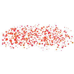 Obraz na płótnie Canvas Paint Splash Spray. Abstract Blot of Dots. Explosion of Circles. Design element. Vector