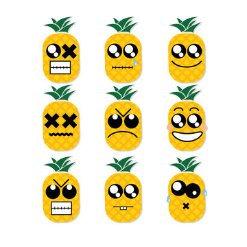 Icon Face Pineapple 