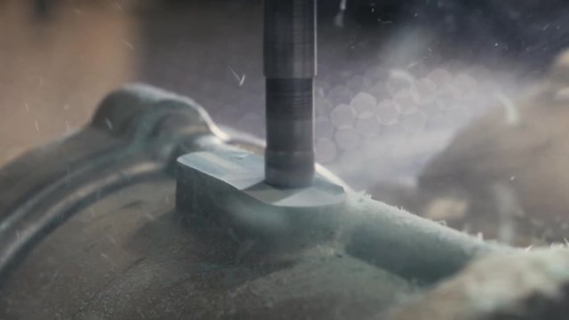 High precision CNC sheet plastic stamping and punching machines, detail of 3d printer