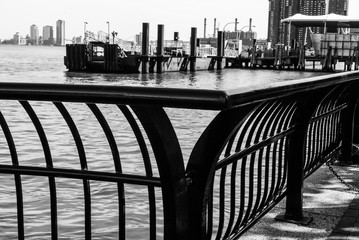 Pier on the East River, New York