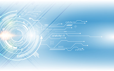 abstract digital hi tech technology innovation concept vector background