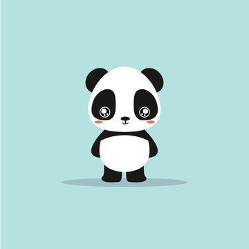abstract cute panda