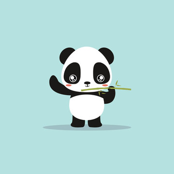 abstract cute panda