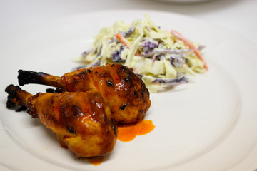 Buffalo Chicken with coleslaw