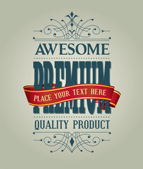 Vintage Style Premium Quality