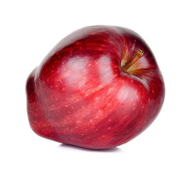 Red apple isolated on the white background