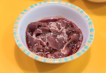 fresh pork heart