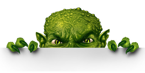 Monster Peeking © freshidea