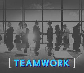 Teamwork Agreement Alliance Collaboration Unity Concept