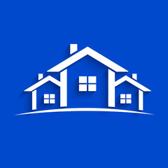 Paper Houses Vector Illustration