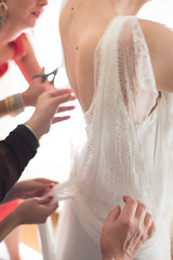 Les mariés, préparation de la mariés