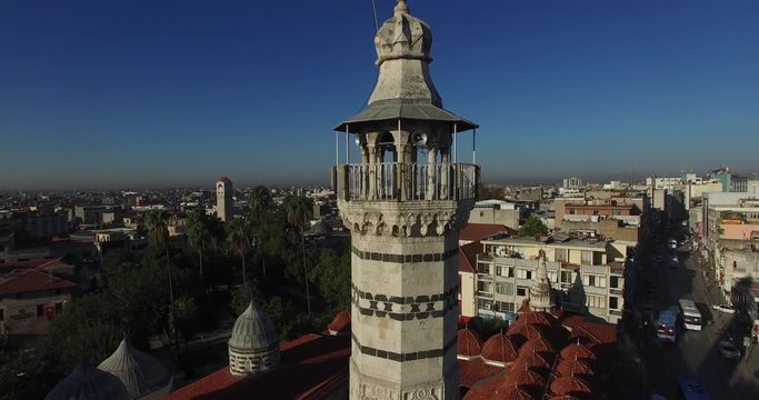 Adana, ulu camii, kule, yapı, mimari, drone, minare