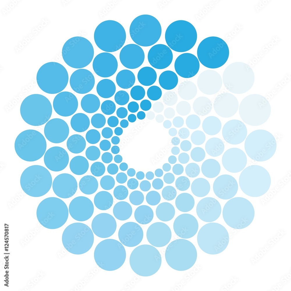 Poster loading process circular icon. cartoon illustration of loading process circular vector icon for web
