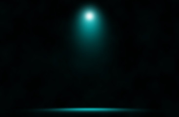 Spotlight blue design background.