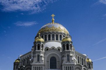 Fototapeta na wymiar Kronstadt Naval Cathedral (Kronstadt)