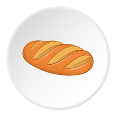 Bread icon. Flat illustration of bread vector icon for web