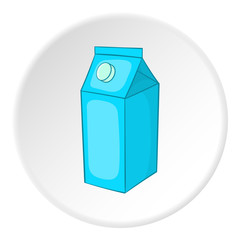 Paper box icon. Cartoon illustration of paper box vector icon for web