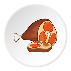 Meat icon. Flat illustration of meat vector icon for web