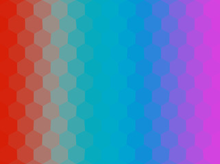 Fototapeta premium Multicolored low-poly background. Vector illustration.