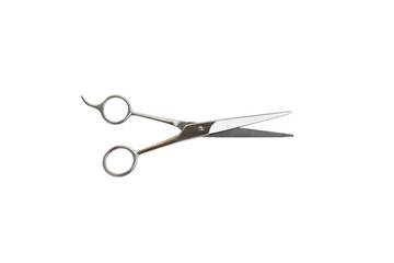 Haircutting Scissors. Studio isolation on white