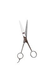 Haircutting Scissors. Studio isolation on white