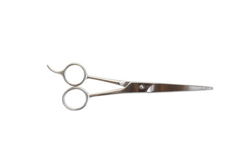 Haircutting Scissors. Studio isolation on white