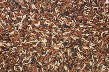 brown rice thai background