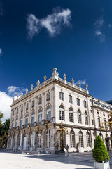 Fototapeta premium Buildings on the Stanislas place in Nancy the golden city.