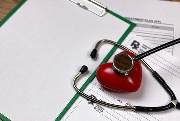 prescription recipe cardiologist stethoscope