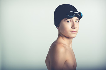 the young swimmer