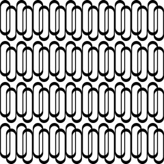 Elegant pattern with black decorations on white background