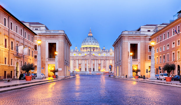 Fototapeta Vatican, Rome, St. Peter's Basilica