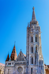 Fototapeta na wymiar Matthias Church (Church of Our Lady of Buda). Budapest, Hungary.