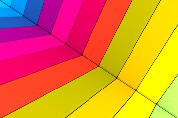 abstract colorful background 3d illustration