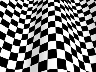 Obraz premium Checkered flag
