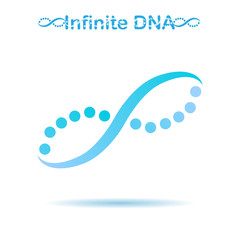 Infinity dotted sign