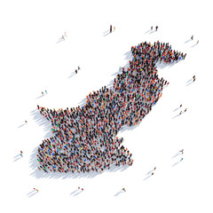 people group shape map Pakistan