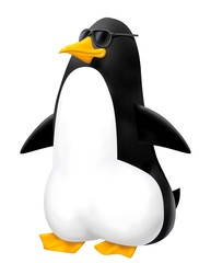 pinguino occhiali da sole