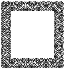Frame with ornament