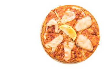 Pizza smoked salmon
