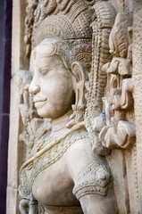 Khmer sandstone sculpture