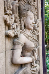 Khmer sandstone sculpture