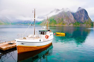 Foto auf Acrylglas Lofoten islands in Norway © Maresol